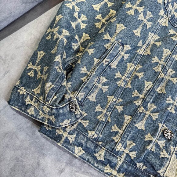 Chrome Hearts Double-Sided Logo Denim Jacket - Picture 7 of 9